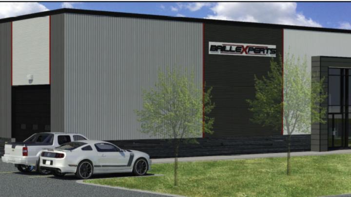 BrilleXpert = Projet Commercial (bâtiment d'acier) situé à Vaudreuil.