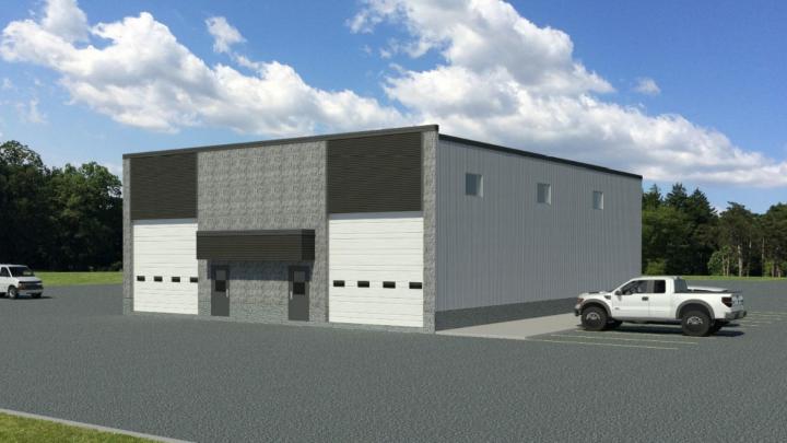 Composite Ideal - Projet Commercial (bâtiment d'acier) situé à Valleyfield